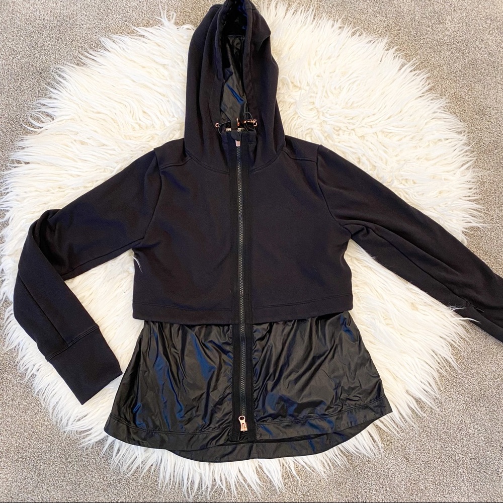 Athleta Windy Point Hoodie Black XS